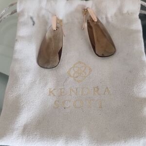 Kendra Scott Smoky Brown Earrings